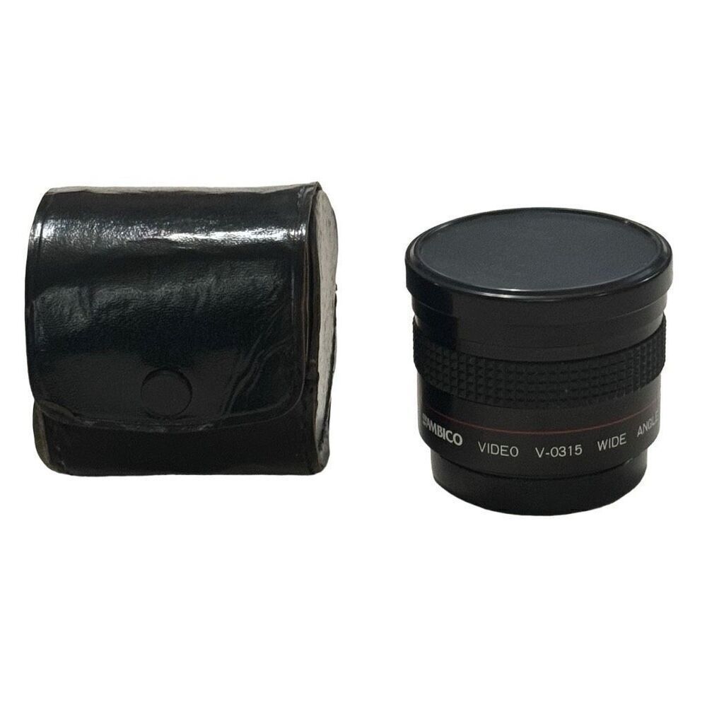 Ambico Model V-0315 Video 0.6x Wide Angle Lens Attachment Wide Japan Made